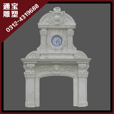 精品石雕壁炉 欧式真火装饰壁炉 客厅壁炉装饰柜 石雕定做壁炉架
